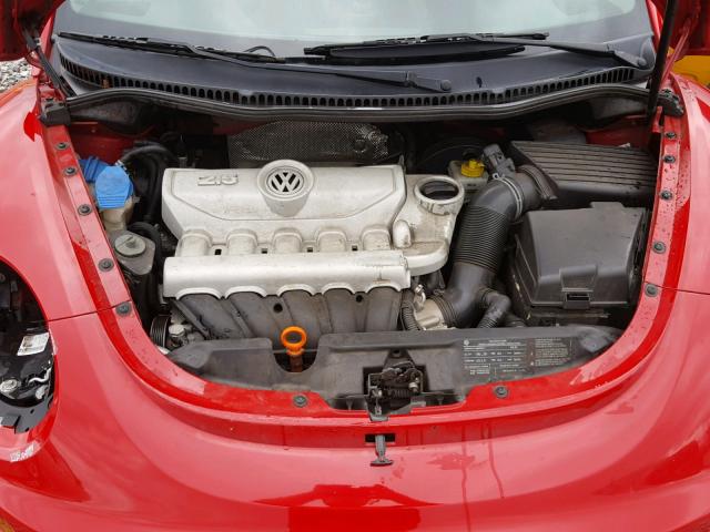 3VWRF31Y69M408344 - 2009 VOLKSWAGEN NEW BEETLE RED photo 7