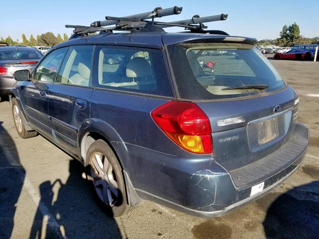 4S4BP67C264324412 - 2006 SUBARU LEGACY OUT BLUE photo 3