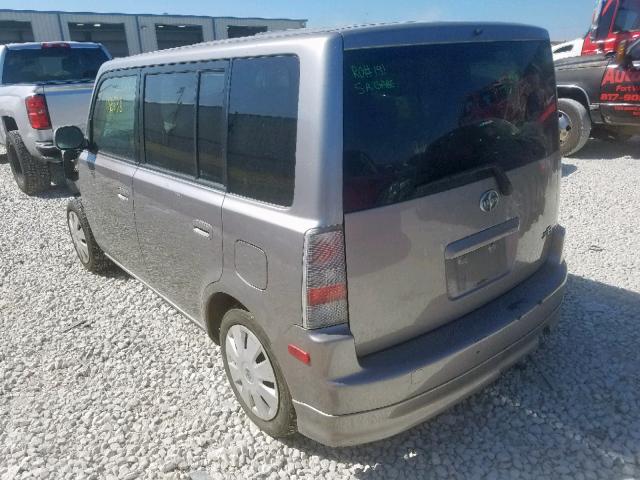 JTLKT324664042406 - 2006 TOYOTA SCION XB ნაცრისფერი ფოტო 3