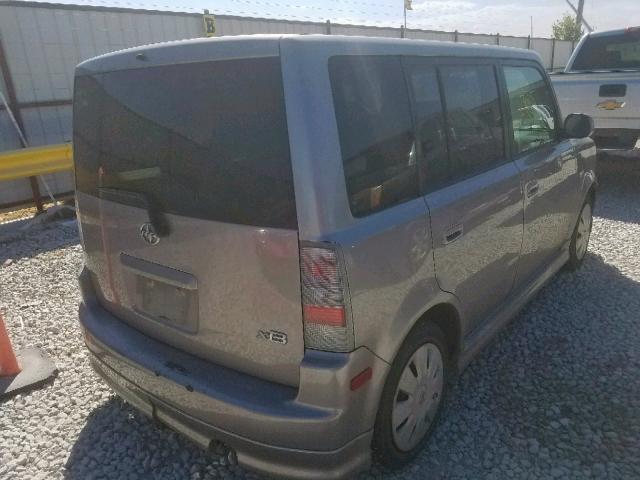 JTLKT324664042406 - 2006 TOYOTA SCION XB ნაცრისფერი ფოტო 4