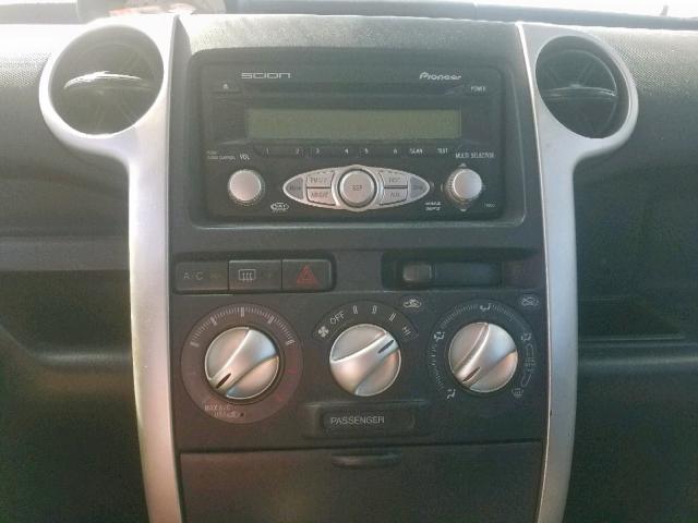 JTLKT324664042406 - 2006 TOYOTA SCION XB ნაცრისფერი ფოტო 9