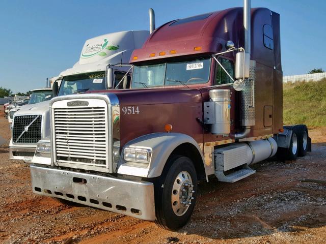 1FUPCSZB4WP889514 - 1998 FREIGHTLINER CONVENTION RED photo 2