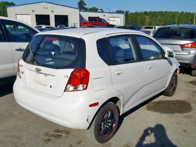 KL1TD66687B739428 - 2007 CHEVROLET AVEO BASE Ağ foto 4