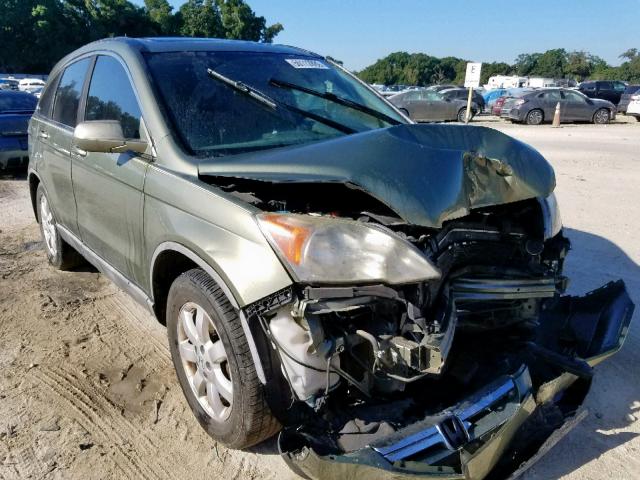 5J6RE38719L017746 - 2009 HONDA CR-V EXL GREEN photo 1