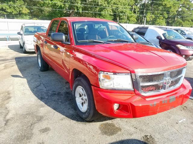 1D7HE48N98S543414 - 2008 DODGE DAKOTA QUA RED photo 1