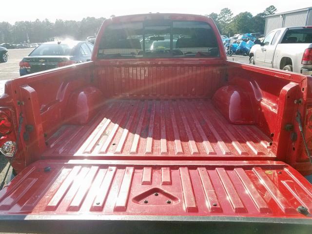 1D7HE48N98S543414 - 2008 DODGE DAKOTA QUA RED photo 9