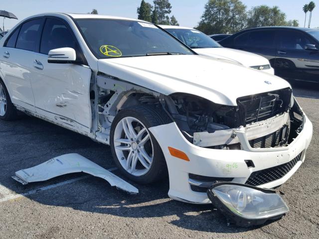 WDDGF4HB5CA611673 - 2012 MERCEDES-BENZ C 250 WHITE photo 9