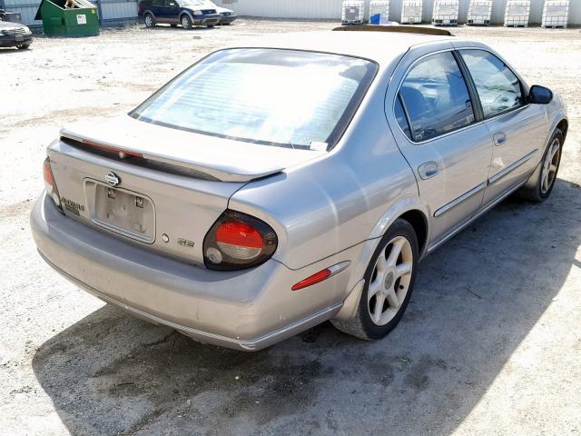 JN1CA31D91T629823 - 2001 NISSAN MAXIMA GXE GRAY photo 4