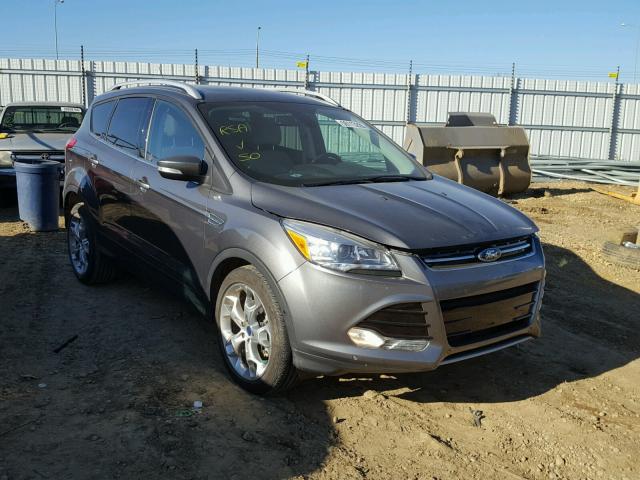 1FMCU9J97EUA25136 - 2014 FORD ESCAPE TIT GRAY photo 1