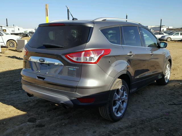 1FMCU9J97EUA25136 - 2014 FORD ESCAPE TIT GRAY photo 4