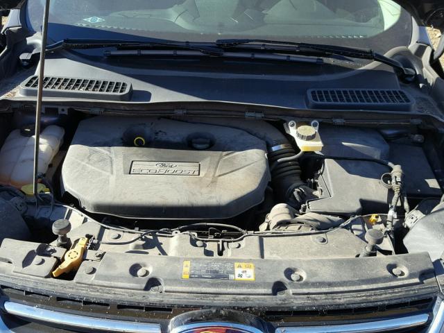 1FMCU9J97EUA25136 - 2014 FORD ESCAPE TIT GRAY photo 7