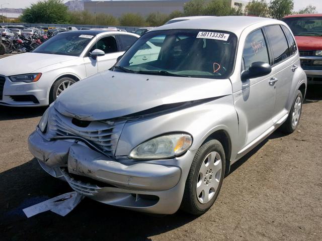 3C4FY48B44T355326 - 2004 CHRYSLER PT CRUISER SILVER photo 2