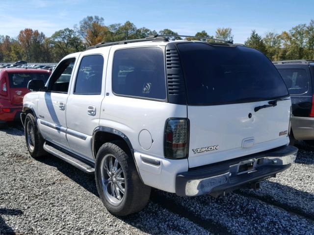 1GKEK13V0YJ116810 - 2000 GMC YUKON WHITE photo 3