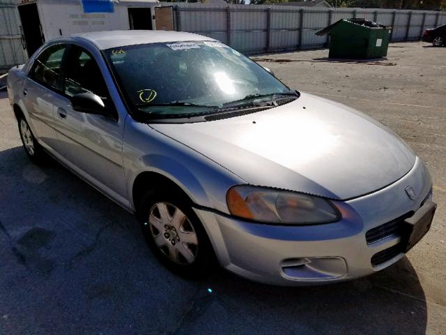 1B3EL36X32N230951 - 2002 DODGE STRATUS SE SILVER photo 1