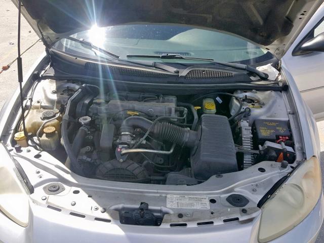 1B3EL36X32N230951 - 2002 DODGE STRATUS SE SILVER photo 7