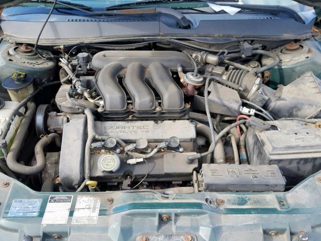 1FAFP55S9YA148866 - 2000 FORD TAURUS SES GREEN photo 7