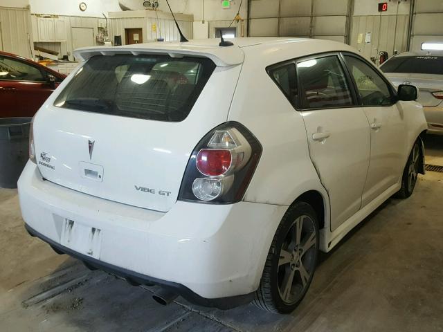 5Y2SR67099Z462217 - 2009 PONTIAC VIBE GT WHITE photo 4