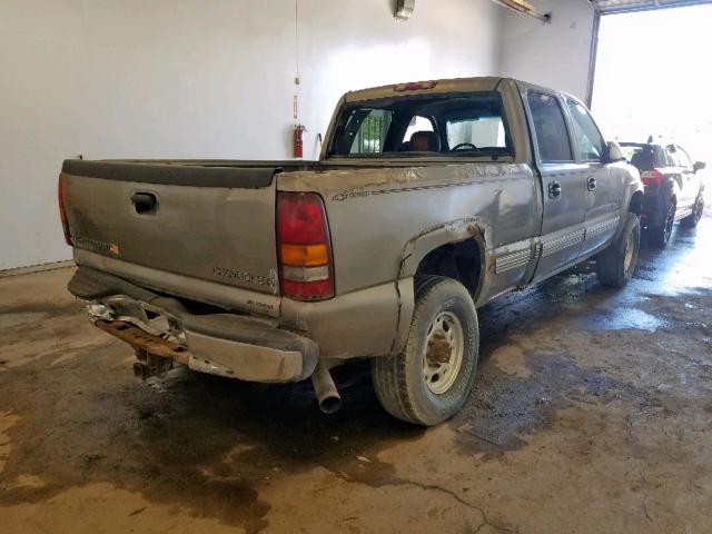 1GCHK23161F169645 - 2001 CHEVROLET SILVERADO TAN photo 4