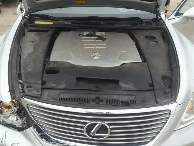 JTHBL46F075019016 - 2007 LEXUS LS 460 SILVER photo 7