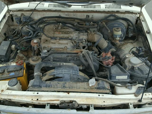 JT5VN94T6K0000471 - 1989 TOYOTA PICKUP WHITE photo 7