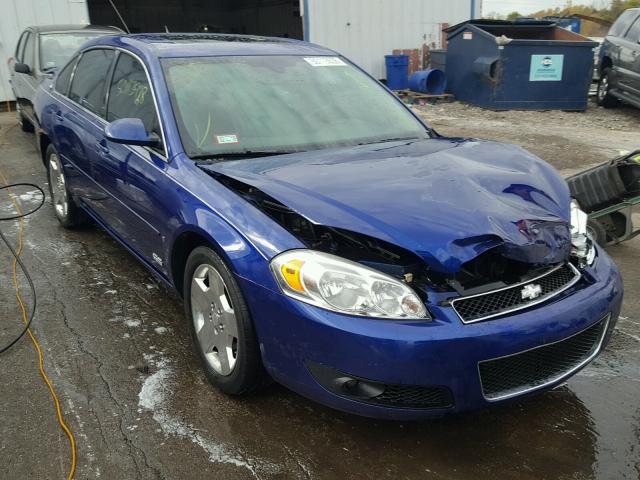 2G1WD58C379193408 - 2007 CHEVROLET IMPALA SUP BLUE photo 1