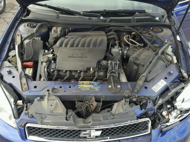 2G1WD58C379193408 - 2007 CHEVROLET IMPALA SUP BLUE photo 7