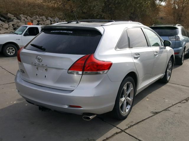 4T3BK11A49U010071 - 2009 TOYOTA VENZA BASE SILVER photo 4