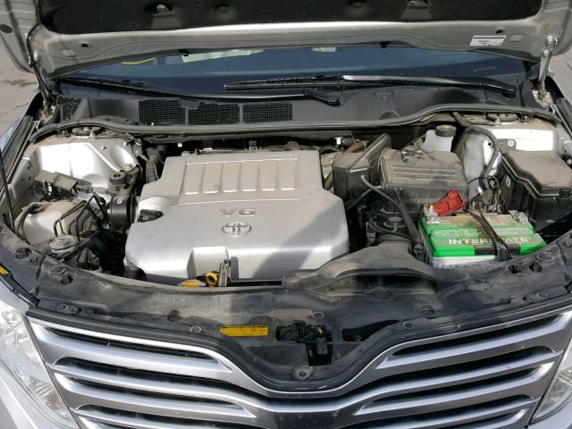 4T3BK11A49U010071 - 2009 TOYOTA VENZA BASE SILVER photo 7