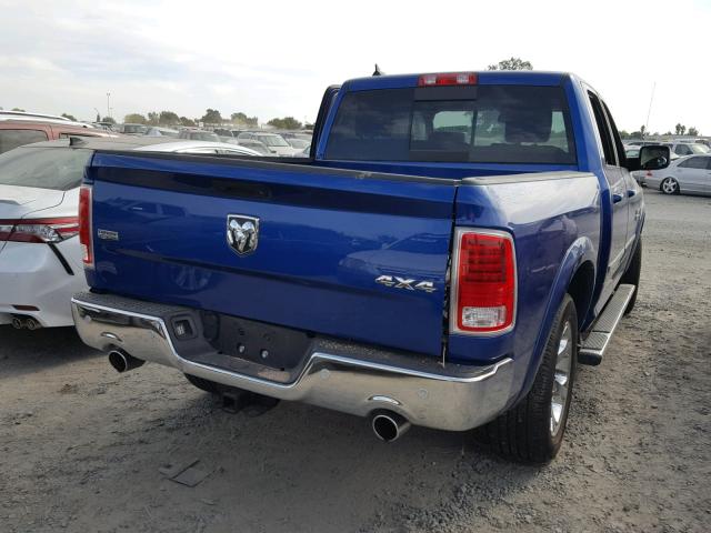 1C6RR7NT6HS854426 - 2017 RAM 1500 LARAM BLUE photo 4