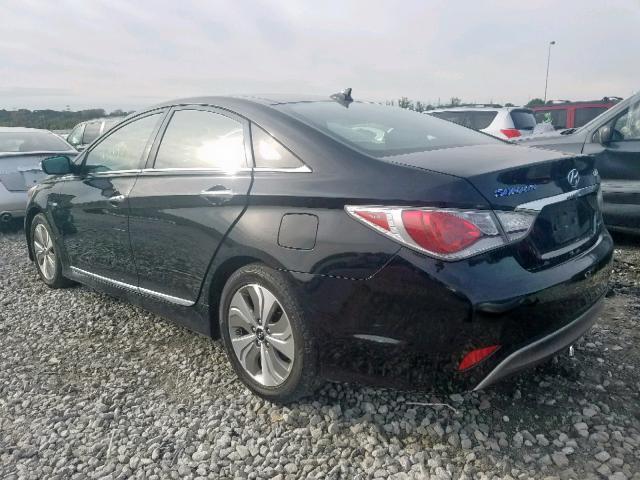 KMHEC4A49DA072364 - 2013 HYUNDAI SONATA HYB BLACK photo 3