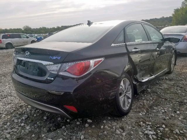 KMHEC4A49DA072364 - 2013 HYUNDAI SONATA HYB BLACK photo 4