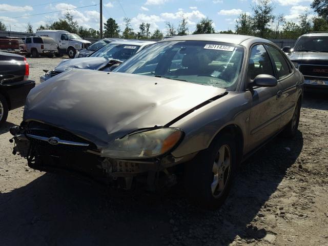 1FAFP55S52A110641 - 2002 FORD TAURUS SES BEIGE photo 2