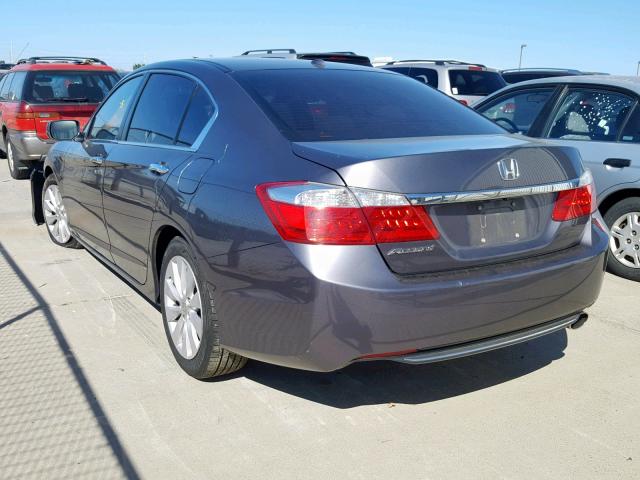 1HGCR2F87FA032198 - 2015 HONDA ACCORD EXL GRAY photo 3