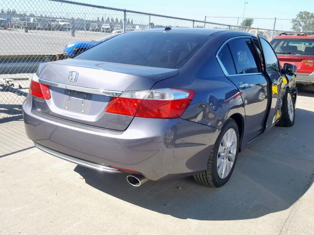 1HGCR2F87FA032198 - 2015 HONDA ACCORD EXL GRAY photo 4