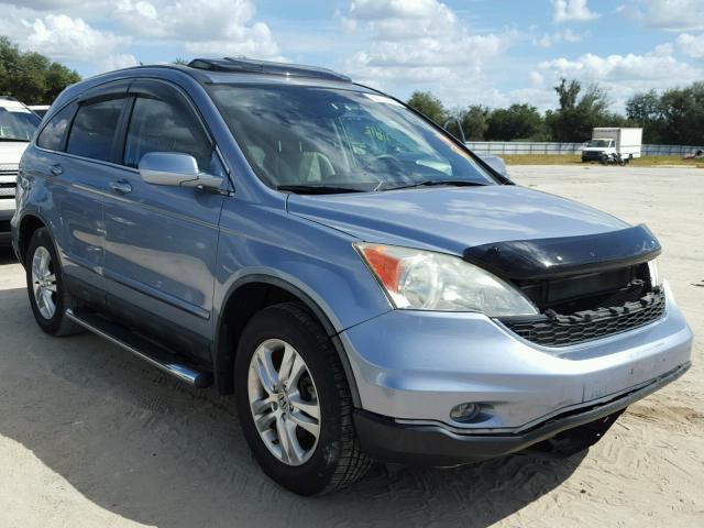 5J6RE4H76AL068184 - 2010 HONDA CR-V EXL BLUE photo 1