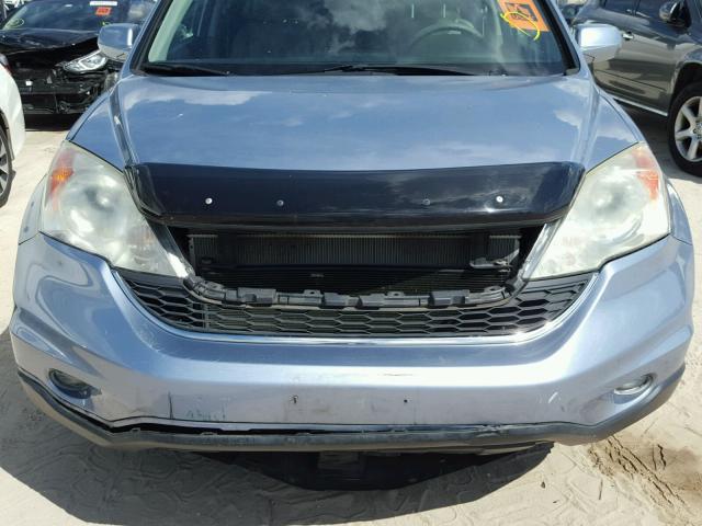 5J6RE4H76AL068184 - 2010 HONDA CR-V EXL BLUE photo 9