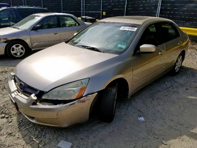 1HGCM66583A005423 - 2003 HONDA ACCORD TAN photo 2