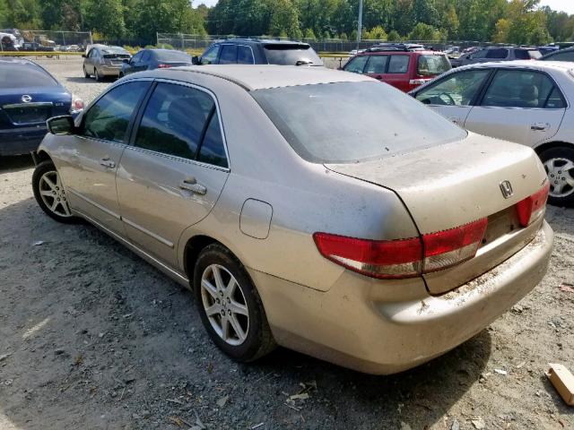 1HGCM66583A005423 - 2003 HONDA ACCORD TAN photo 3