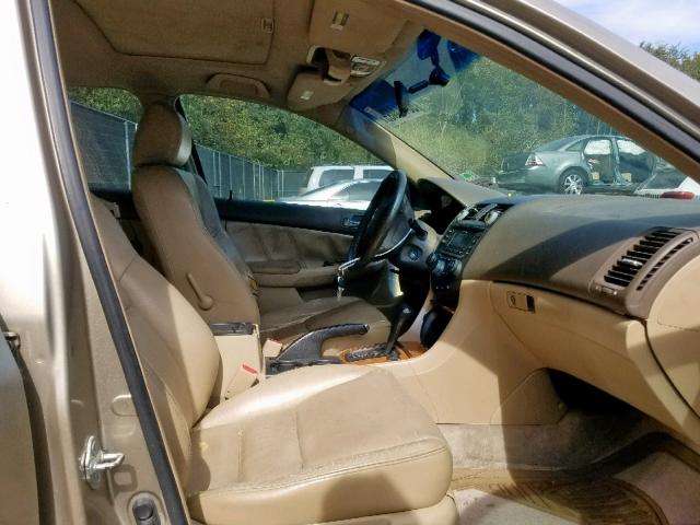 1HGCM66583A005423 - 2003 HONDA ACCORD TAN photo 5