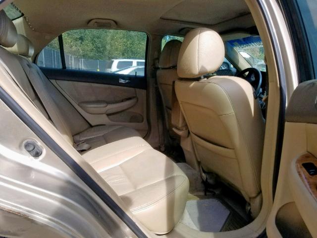 1HGCM66583A005423 - 2003 HONDA ACCORD TAN photo 6