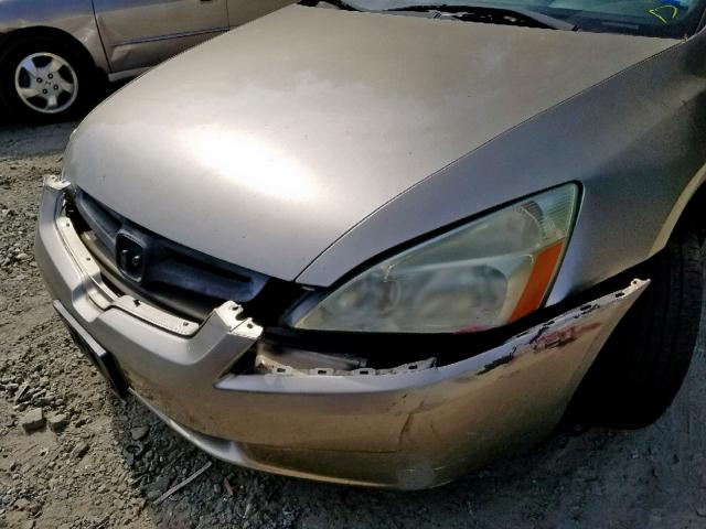 1HGCM66583A005423 - 2003 HONDA ACCORD TAN photo 9