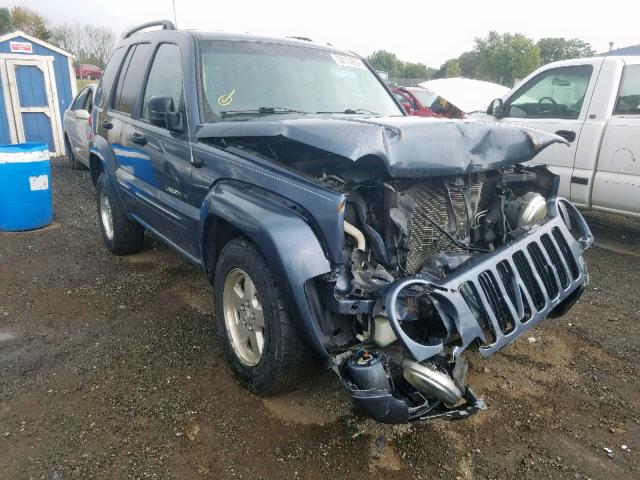 1J4GL58K12W350370 - 2002 JEEP LIBERTY LI BLUE photo 1