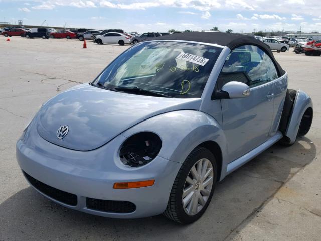 3VWRF31Y29M404159 - 2009 VOLKSWAGEN NEW BEETLE 蓝色 照片 2