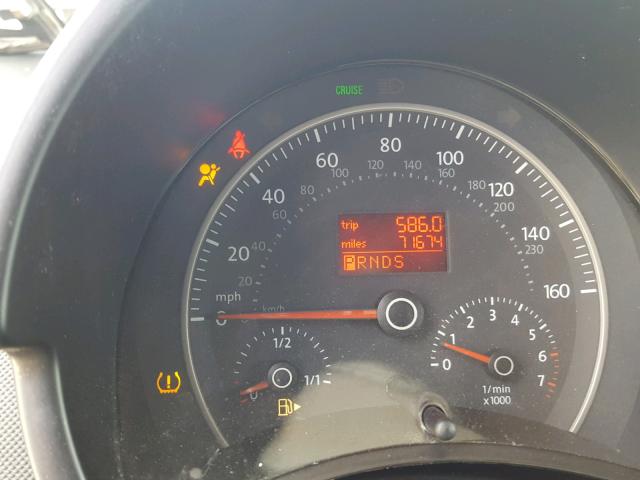 3VWRF31Y29M404159 - 2009 VOLKSWAGEN NEW BEETLE 蓝色 照片 8