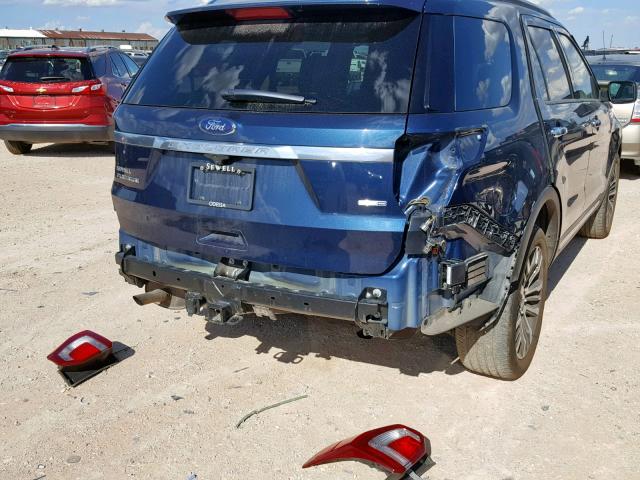 1FM5K8HTXGGB26487 - 2016 FORD EXPLORER P BLUE photo 4