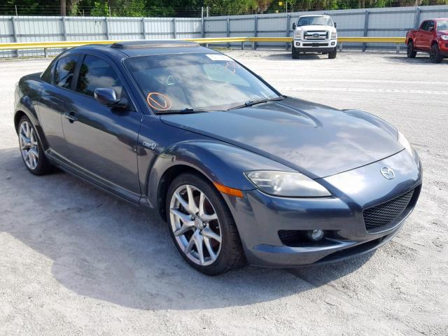 JM1FE173680215928 - 2008 MAZDA RX8 GRAY photo 1