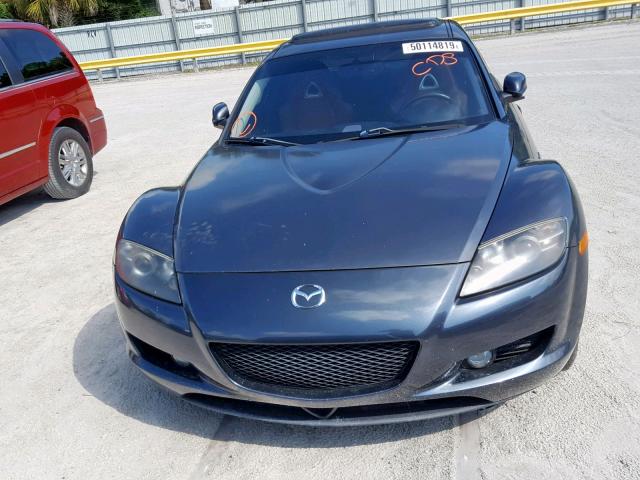 JM1FE173680215928 - 2008 MAZDA RX8 GRAY photo 9