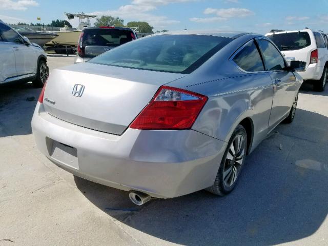 1HGCS12338A025938 - 2008 HONDA ACCORD LX- SILVER photo 4