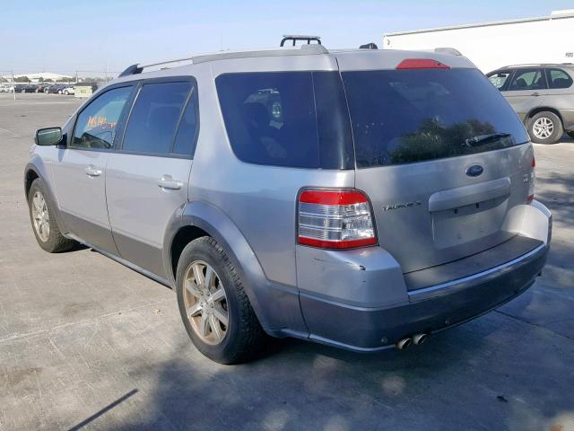 1FMDK05W19GA03403 - 2009 FORD TAURUS X S SILVER photo 3