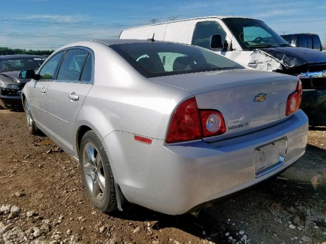 1G1ZC5EB0AF208084 - 2010 CHEVROLET MALIBU 1LT SILVER photo 3